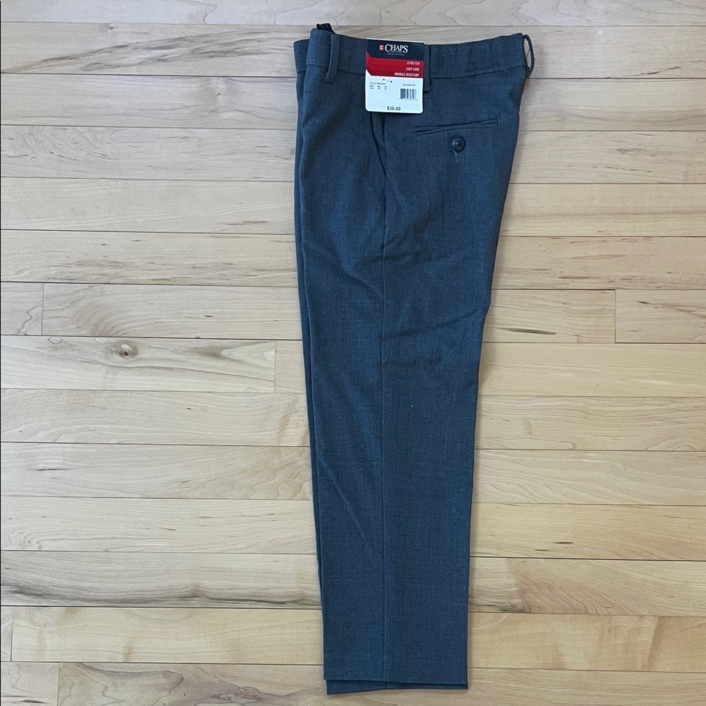 Boys (size 6) Classic Dress Pants in Charcoal Gray - Picture 3 of 6